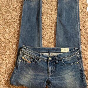 Vintage Diesel low-rise skinny jeans